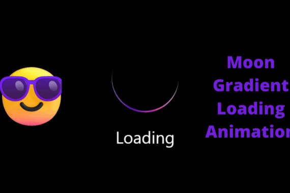 Moon Loading Animation Using CSS