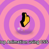 Face Hop animation using CSS and Js